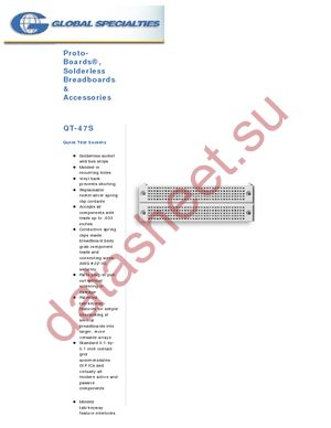 QT-47S datasheet  